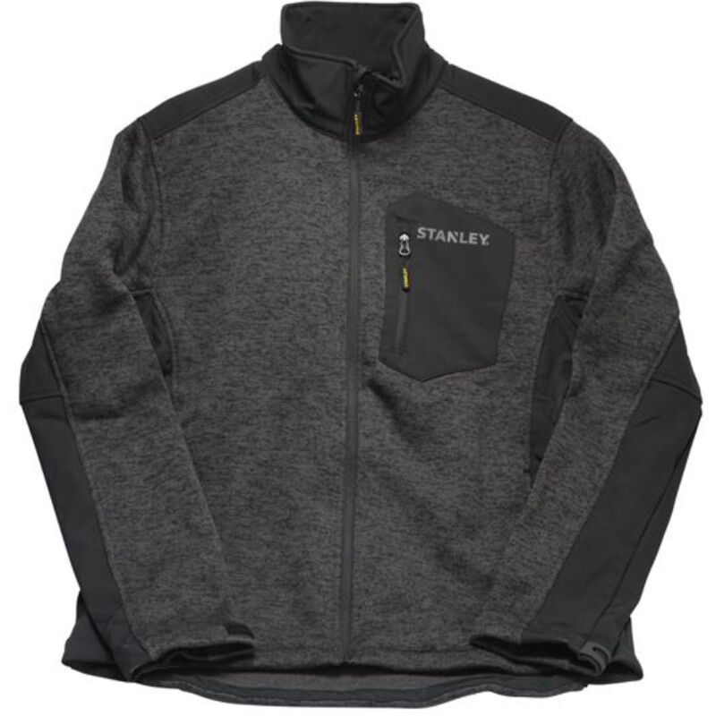 Arizona Zip Through Knitted Fleece Black - Medium (1 Unit) - Stanley