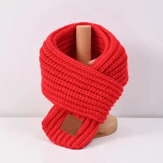 Basic thickened Warm knitted scarf for Toddler/kids/adult