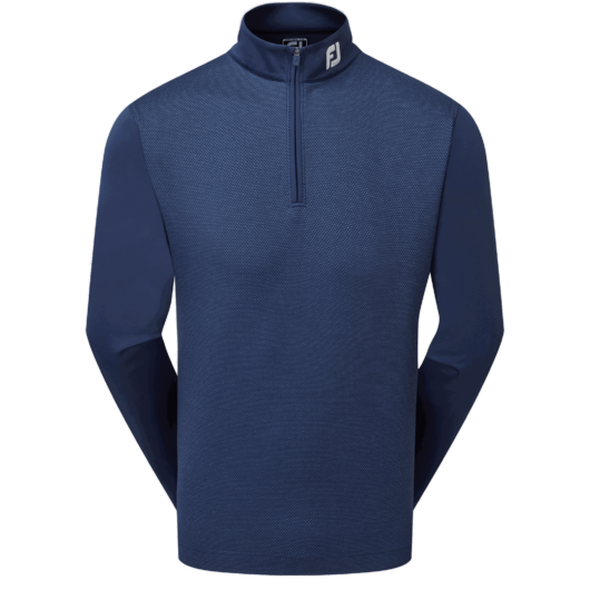 FootJoy Pine Cliffs Spacer Knit Tonal Chill-Out Zip Neck Sweater