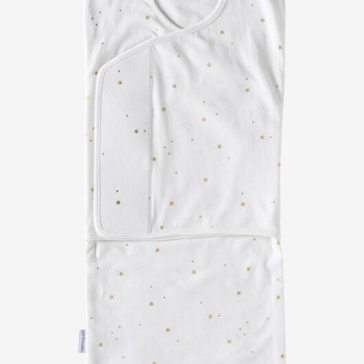 Jersey Knit Swaddle, Size 1 ecru