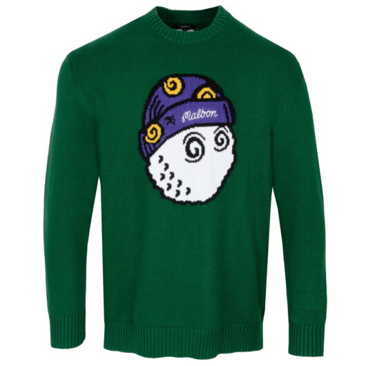 Malbon Wiz Crew Neck Knit Sweater
