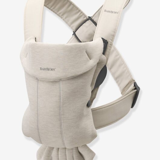 Mini Baby Carrier in 3D Jersey knit, by BABYBJORN beige
