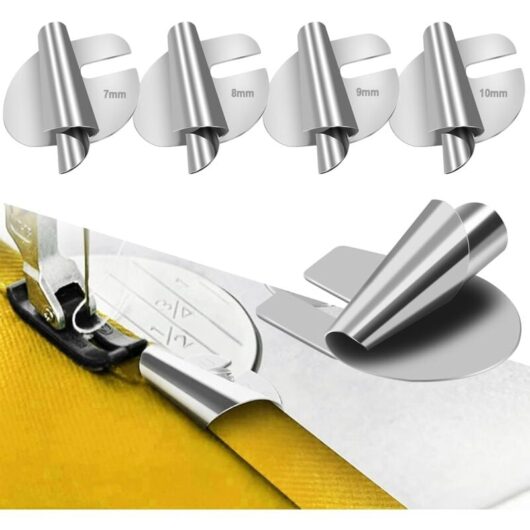 4 Pcs Sewing Machine Accessories, Household Hemmer Foot Suitable for Various Sewing Machines, Accessories