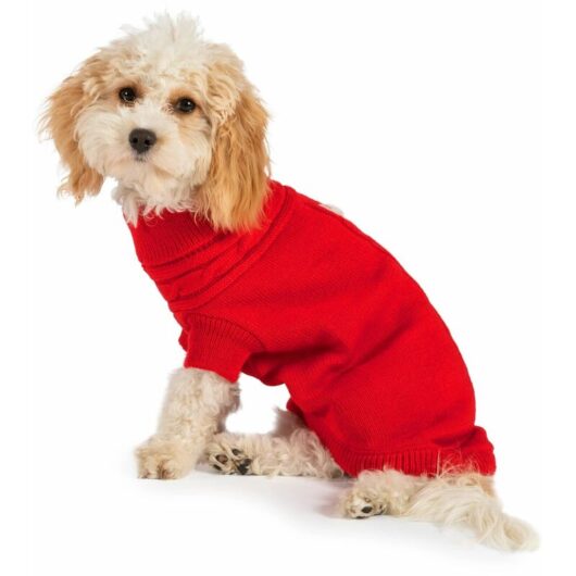 An Knit Jumper Red med - 658616