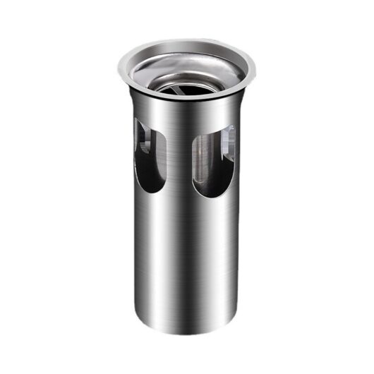 Cyslmuk - 1pcs Anti-odor Stopper Floor Drain One-way Valve Shower Drain Filter Seal Cover Sewer Kitchen Bathroom Accessories,Long Style