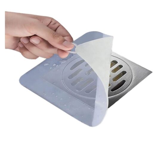 Cyslmuk - 2pcs 12x12cm Silicone Anti-odor Mat for Floor Drain, Silicone Drain Stopper, Kitchen Seal, Sewer Deodorizer, Set of for Kitchen