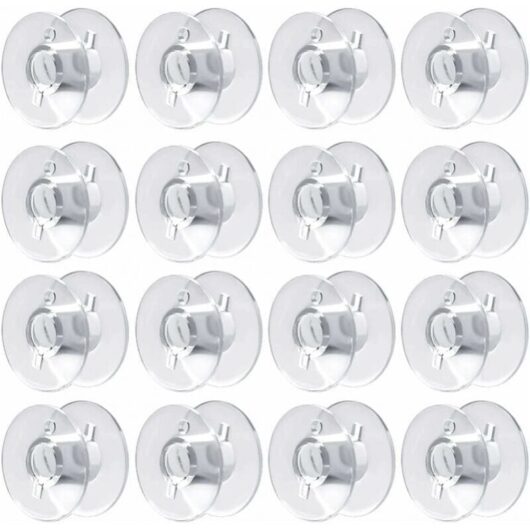Cyslmuk - 50 Pcs Sewing Machine Bobbins Plastic Bobbins Sewing Machine Bobbins for Brother Singer Kenmore Janome Most Sewing Machines