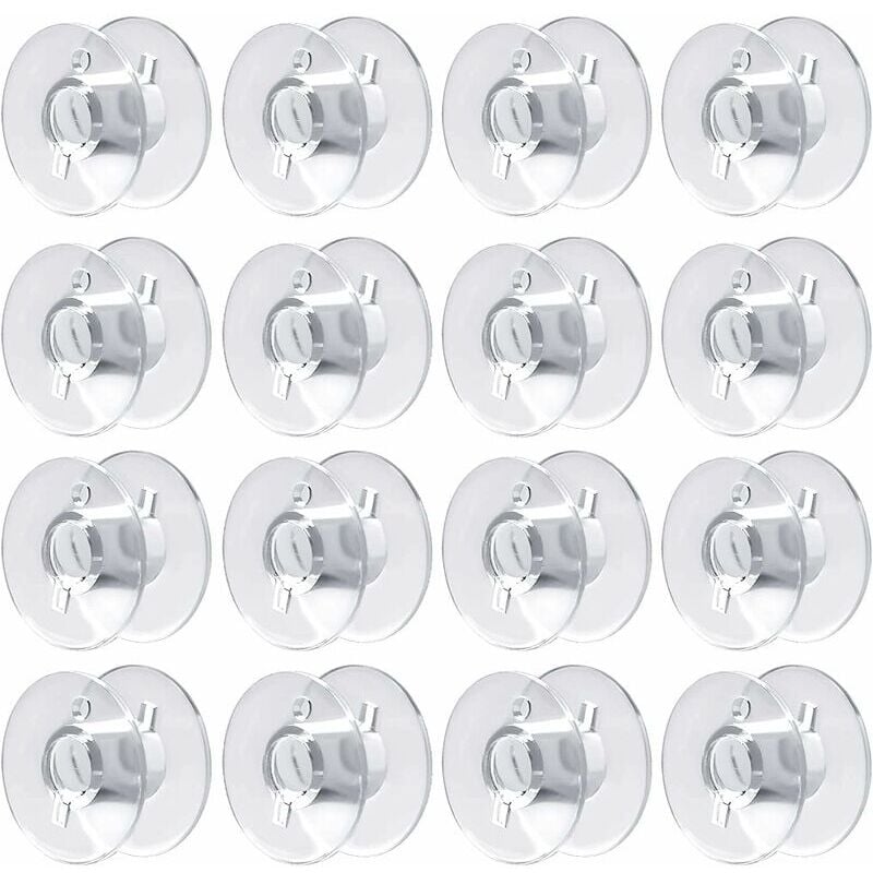Ikodm - 60 Pcs Sewing Machine Bobbins - For Sewing Machine - Plastic Bobbin - Compatible with Brother Singer Kenmore Janome and Most Sewing Machines