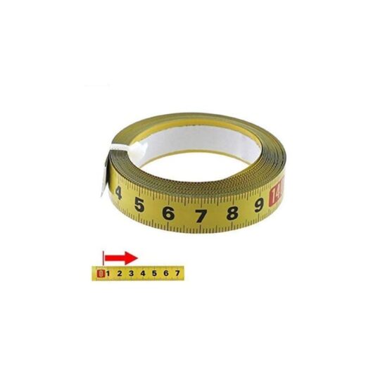 Memkey - Metric Tape Measure 1-5 Meters Self-Adhesive-with Glue Tape for Carpenter Home Use-Sewing Machine Sticker (5m)