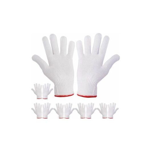 Pairs Hand Work Gloves Safety Handle Protection Thicker Work Gloves Knitted