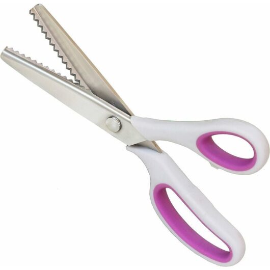 Soft Handle for Right and Left Handed Pinking Scissors Sewing, Pinking Scissors, Sewing Scissors