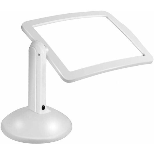 Tinor - 3x Rectangular Magnifying Glass with led Light, Full Page Magnifying Glass with Light Hands Free A4 Full Page, for Books, Visually Impaired,