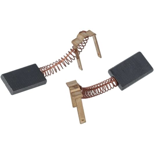 Vhbw - 2x Carbon Brush 3 x 12 x 20 mm replacement for Efka kk 98, LK51 for sewing machine + Spring