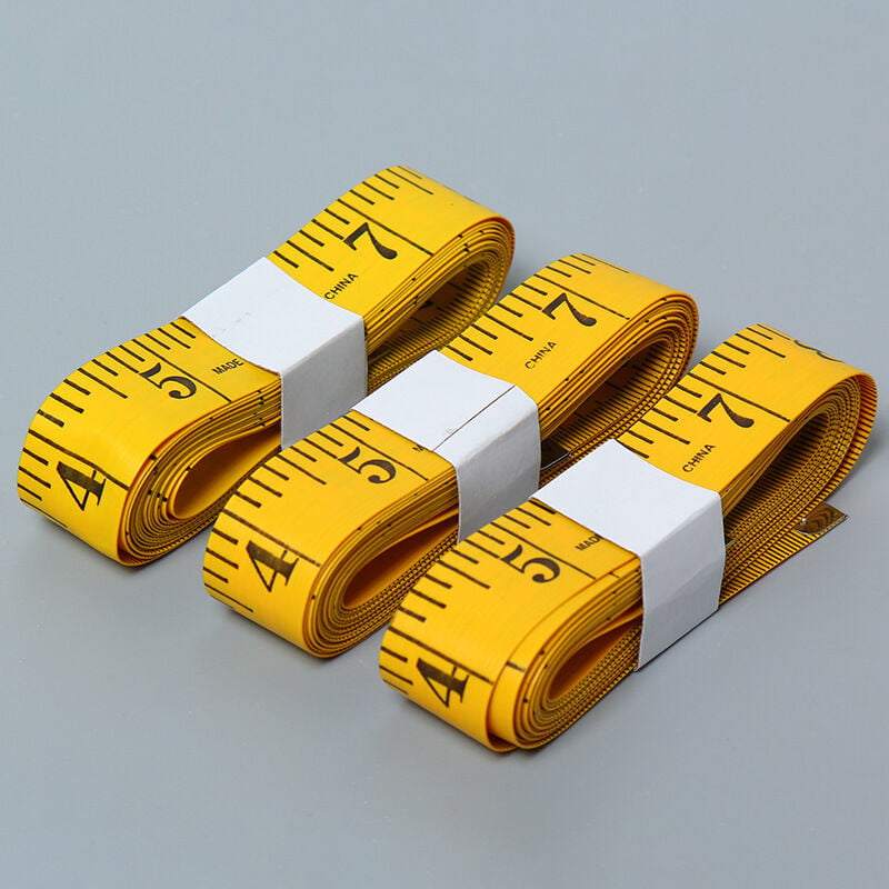 3pcs Double Sided Sewing Tape Measure Chest/Waist Measure 300cm/120inch Cloth Bra Size Head Circumference Tailor Double Sided Fabric Ruler