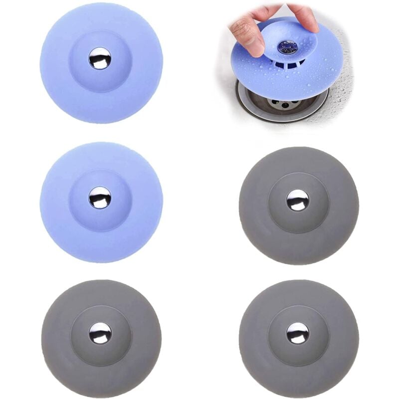 5 Pack UFO Pressure Floor Drain, Drain Plug, Kitchen Floor Drain, Bathtub Plug, Sewer Floor Drain