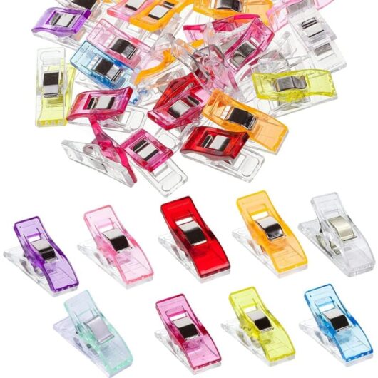 Ccykxa - Assorted Colors) 50pcs Sewing Clips, Multifunctional Sewing Clips, diy Clips for Sewing, Fabric Fixing