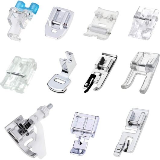 Ccykxa - Sewing Machine Presser Foot Set, Multifunctional 11pcs Sewing Machine Presser Foot Zipper Foot for Brother, Babylock, Janome, Elna, Toyota,