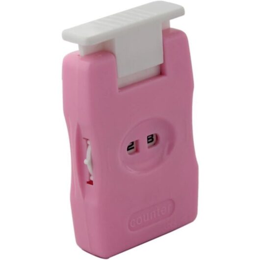 Row Counter and Manual Stitch Counter for Knitting/Crochet Tool for Home, Travel - Pink