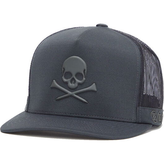 G/FORE Skull & T's Interlock Knit Tall Trucker Hat