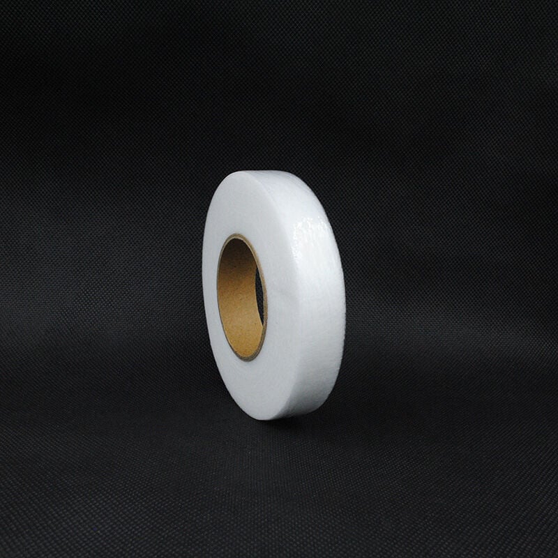 70 Yards Iron-on Hem Tape Extra Wide Fabric No-Sew Hemming Tape Iron-on Tape Roll with Measuring Tape for Jeans Hems Curtains Pants Clothes (20mm