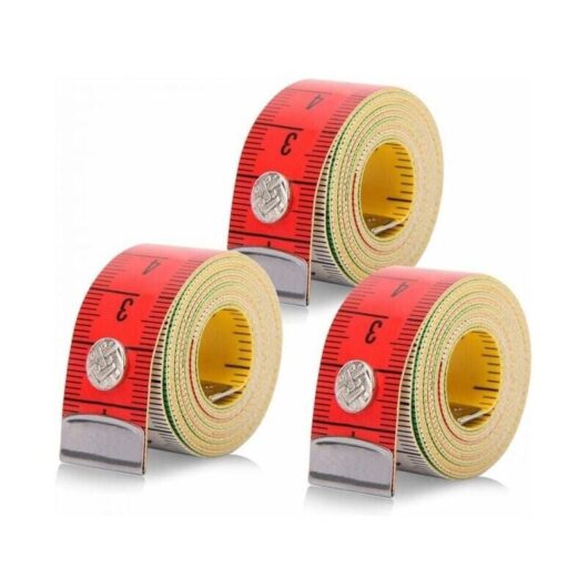 Ymyny - Piece 1.5 m 2-in-1 body measuring tape, tailor's measuring tape, telescopic sewing centimeter, telescopic sewing tape