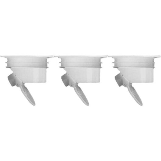 3-Piece Deodorant Backflow Stopper for Floor Drains, Sewer Strainers, Bathroom Accessories MUMU