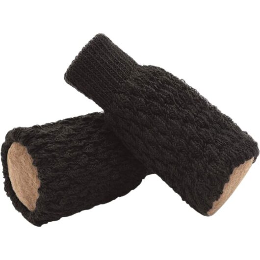 Ccykxa - 24Pcs Knitted Furniture Chair Sock Anti-Scratch and Anti-Noise Protective Cover for Floor and Chair Legs Chair Leg Covers Thick Elastic Pads