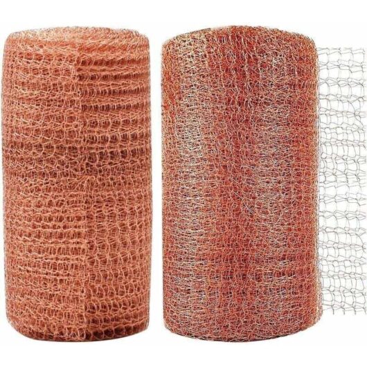 Copper Mesh, 2 Pack, 6 Meters, High-Quality Anti-Rodent Wire Mesh, Copper Blocker, Copper Knitted Net for Pest Control in Home Garden, for
