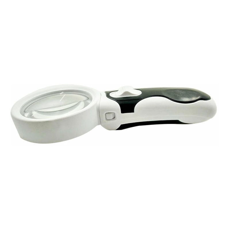 Dewdat - Desktop Illuminated Magnifier Lamp with Professional Aesthetic led Magnifying Glass, Without Battery