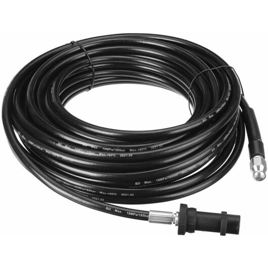 Dewdat - For Karcher k Series Pressure Washer Sewer Drain Cleaning Hose Pipe 20M