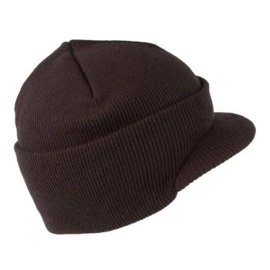 Easylife Visor Knit Hat in Brown