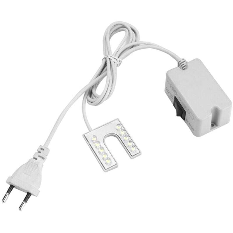 Flexible Gooseneck LED Sewing Machine Light with Magnetic Base 110-265V MUMU