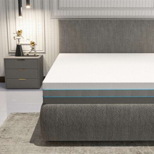 High Density Hard Foam Mattress Breathable Sides, Soft-Knit Cover & Supportive Base, Rolled & Boxed - Double (L190cm x W137cm x D24cm)