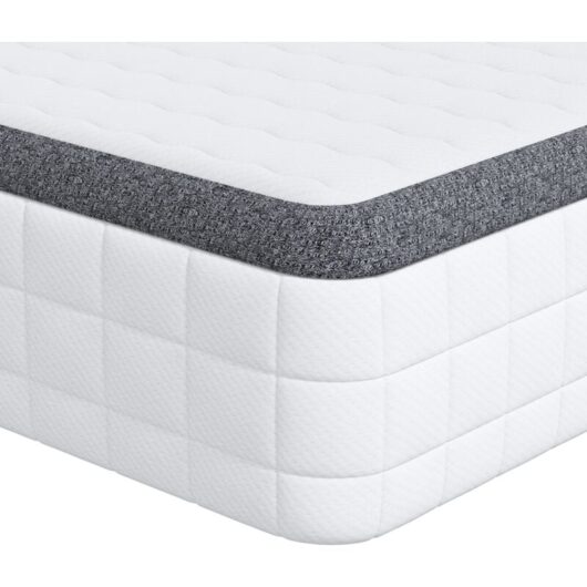 Mattresses 2 pcs White, Grey 70 x 200 cm Knitted fabric vidaXL