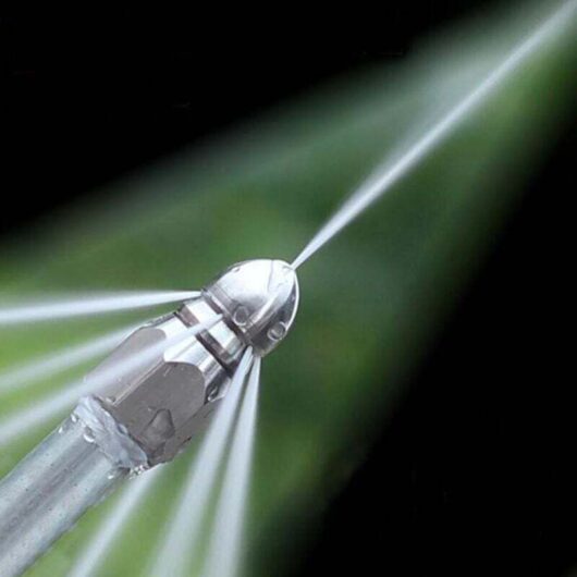 Sewer Jet Nozzle 1/4 Inch High Pressure Washer Sewer Jet Nozzle Pipe Cleaning Head 6 Holes mumu