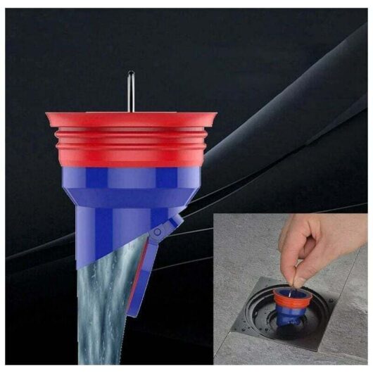 Ymyny - Floor drain for shower, anti-backflow, anti-odor, drain pipe for kitchen and bathroom, silicone, anti-odor, quick drain valve mumu