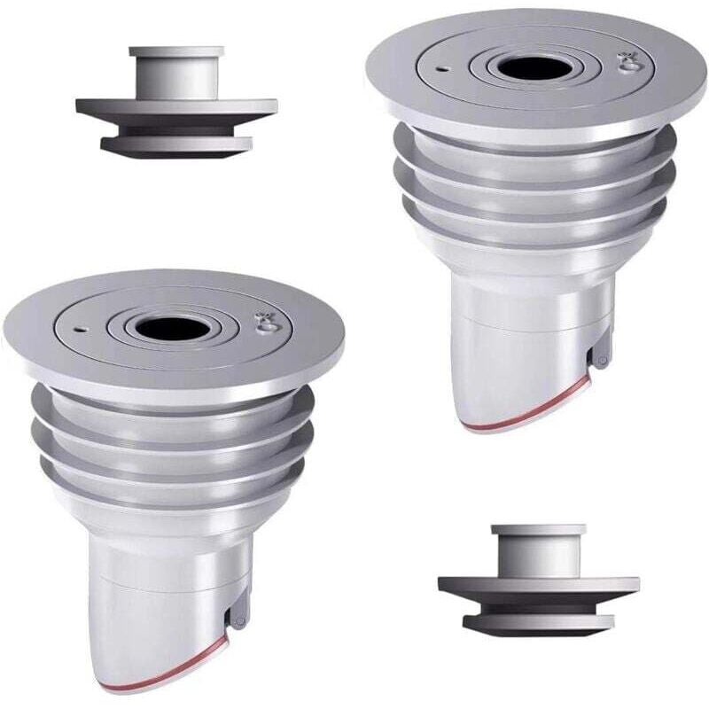 Ymyny - pcs Washing Machine Pipe Seal, Gray Odor Stopper, Washing Machine Drain Pipe Sealing Cap, Kitchen Sewer Pipe Sealing Ring (35-40mm) mumu