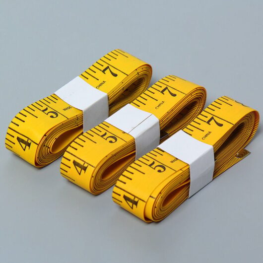 3 Pieces Double Sided Tape Measure for Sewing, Chest/Waist Size, 300cm/120', Fabric Bra Size Head Circumference Tailor Double Sided Fabric Ruler