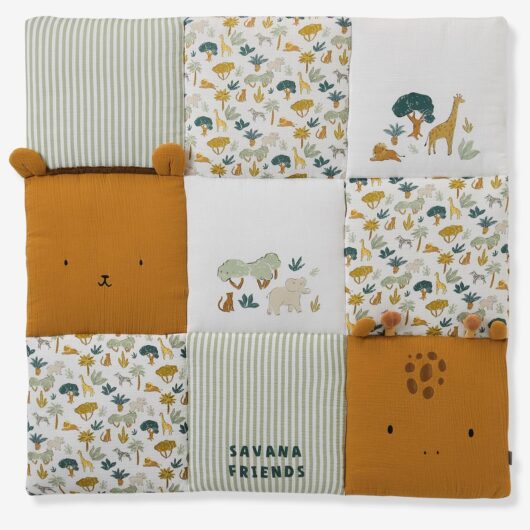 Patchwork Playmat / Floor Mat SAVANA multicoloured