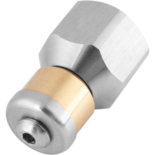 Rotating Cleaning Nozzle 3/8'' bsp Pressure Sewer Pipe Cleaning Nozzle Stainless Steel