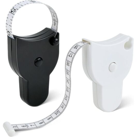 CCYKXA 2 Pieces Sewing Tape Measure, Double Sided Body Measuring Tape for Body Measurements, Retractable Sewing Tape Measure for Measuring Length,