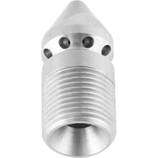 CCYKXA Drain Cleaning Nozzle Sewer Cleaning Nozzle, 304 Sewer Cleaning Nozzle, Stainless Steel Jetter Nozzle Male Thread Sewer Jetter 3/8BSP High