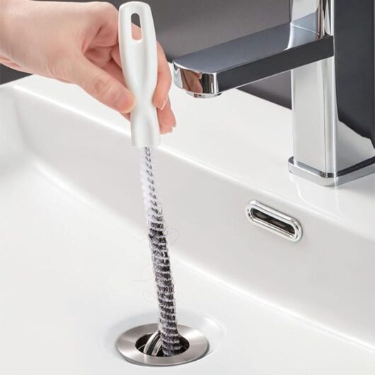 CCYKXA Pieces Sewer Drain Cleaning Brush, 45cm Flexible Sink Cleaning Brush for Drain and Pipe Unclogging, Drain Dredge Tool for Bathroom Kitchen (2