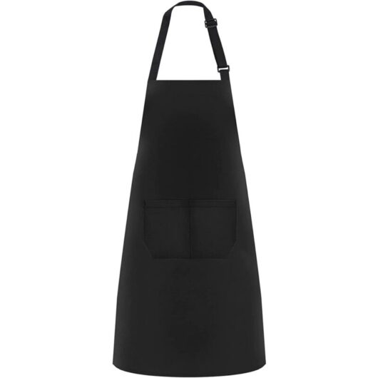 Linghhang - Kitchen Aprons, Adjustable Neck Strap and 2 Pockets, Waterproof Adjustable Apron for Men Women, Professional Kitchen Apron
