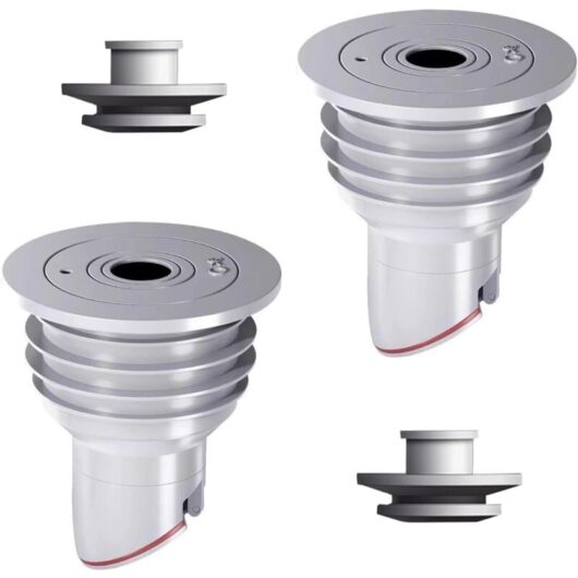 Pack of Washing Machine Hose Seal, Gray Anti Odor Plug, Washing Machine Drain Pipe Sealing Cap, Sewer Pipe Sealing Gasket Ring for Kitchen (35-40mm)