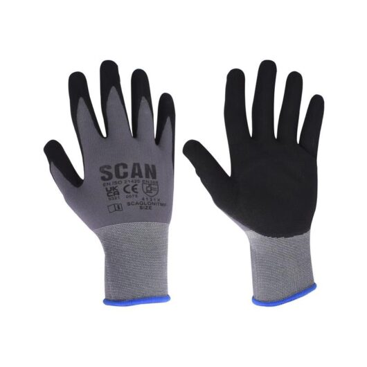 Scan - Microfoam Nitrile Coated Gloves - xxl (Size 11) scaglonitmxx