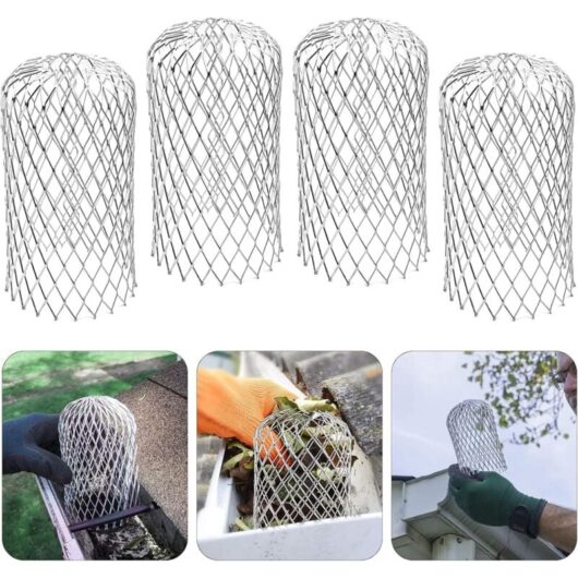 8.5x16cm Aluminum Gutter Filters, Gutter Strainers, Gutter Guards, for Sewer Gutters, Drainage, Roof Defoliation