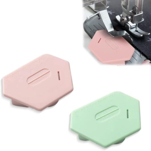 CCYKXA 2 Magnetic Sewing Guides for Sewing Machine, Precision Accessory for Hemming, Magnetic Sewing Guide Sewing Accessories