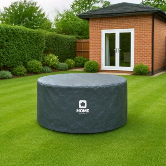 Home Source - 140cm Heavy Duty Small Outdoor Garden Furniture Waterproof & uv Resistant Cover