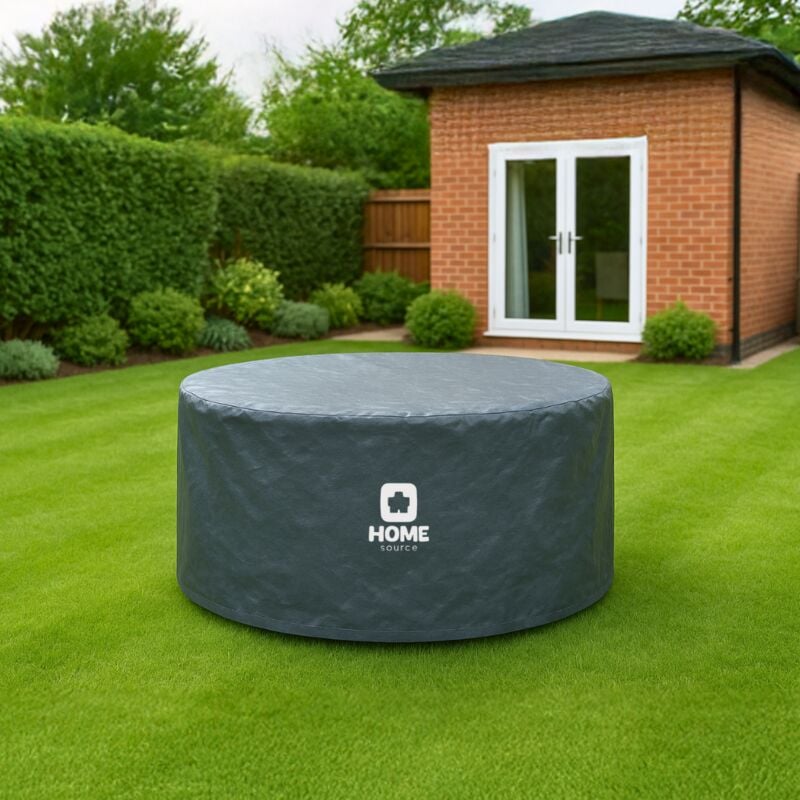 Home Source - 140cm Heavy Duty Small Outdoor Garden Furniture Waterproof & uv Resistant Cover